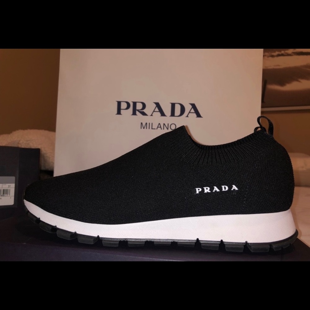 Prada knit sneakers